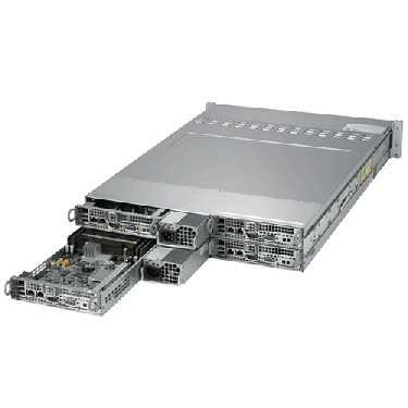 Supermicro 2U Twin2 SuperServer SYS-6029TR-HTR - Angle