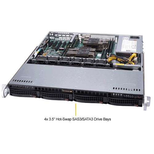 Supermicro Server Rackmount 1u Supermicro 1U Rackmount Server SYS-6019P-MT Scalable Processors