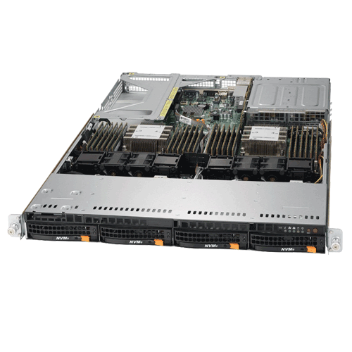 Supermicro Server Rackmount 1u Supermicro 1U Rackmount Server SYS-6019U-TN4RT Scalable Processors
