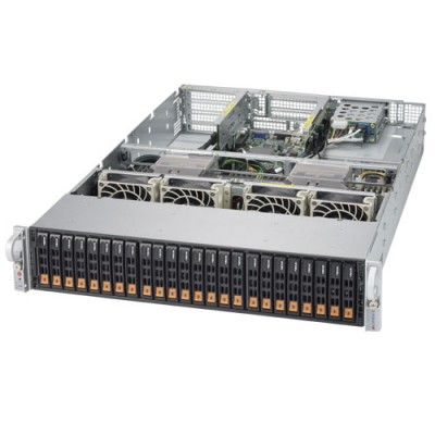 Supermicro 2U Rackmount SYS-2028U-TN24R4T+ Angle