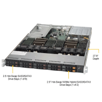 Supermicro SYS-1028U-TNRT+ Angle