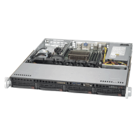 Supermicro 1U Rackmount SuperServer SYS-5019S-M2 - Angle