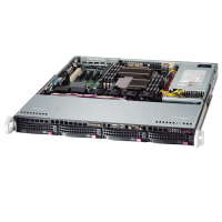Supermicro 1U Rackmount SYS-6017B-MTRF  - Angle