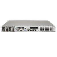Supermicro 1U Rackmount SYS-6017R-N3RF4+ Rear