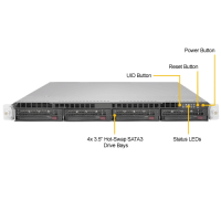 Supermicro SYS-6018U-TR4+ Front