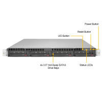 Supermicro SYS-6018U-TR4T+ Front