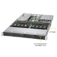 Supermicro SYS-6018U-TRTP+ Angle