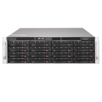 Supermicro 3U Rackkmount SSG-6038R-E1CR16L - Front
