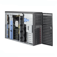 Supermicro 4U Rackmount SuperWorkstation SYS-7048GR-TR - Angle