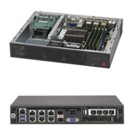 Supermicro Mini-1U SuperServer SYS-E300-8D - Angle