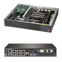 Supermicro IOT Gateway SuperServer SYS-E300-9D-4CN8TP - Angle