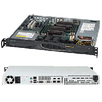Supermicro Mini 1U Chassis CSE-512F-350B 