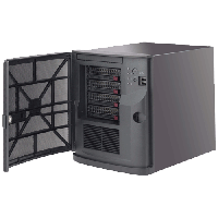 Supermicro Mini-Tower Embedded Chassis CSE-721TQ-250B2 - Angle