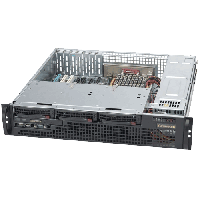 Supermicro 2U Chassis CSE-825MTQ-R700LPB - Angle