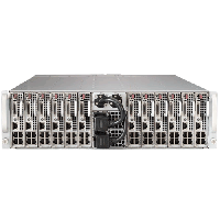 Supermicro 3U MicroCloud SuperServer SYS-5038MA-H24TRF - front