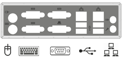 I/O Shield Port Labeling 