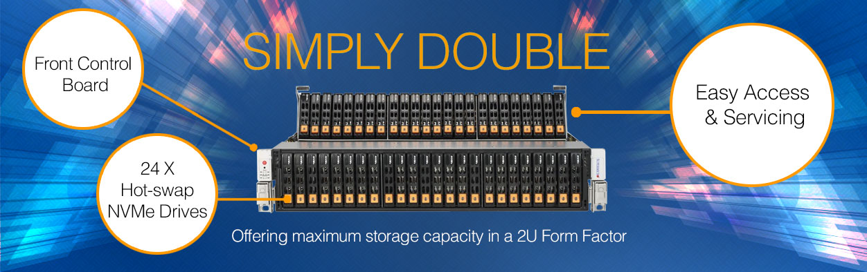 Supermicro 2U SuperStorage Supermicro 2U Simply Double Storage
