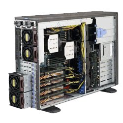 Supermicro 4X 6X Xeon Phi Server Solution SYS-7048GR-TR